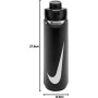Пляшка для води Nike SS RECHARGE CHUG BOTTLE 24 OZ N.101.3799.091.24 чорний 709 мл (887791805713)