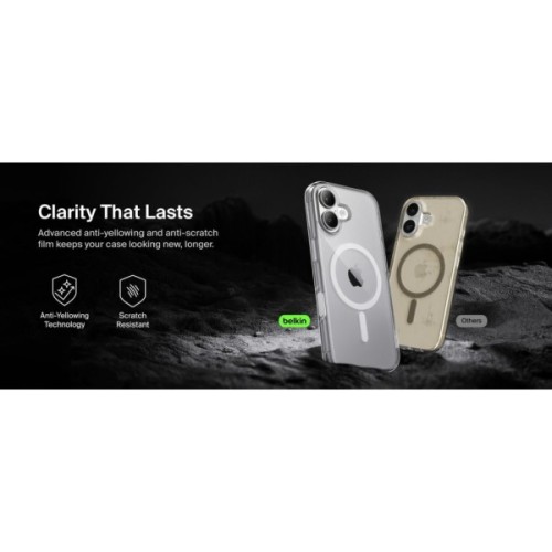 Чохол до мобільного телефона Belkin Magnetic Protective Clear iPhone 17 (MSA030HQCL)