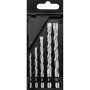 Набір свердл Graphite по бетону, 4–10мм, кейс, 5шт (56T215)
