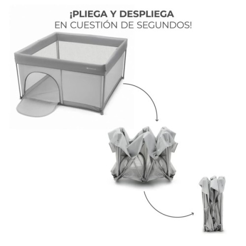 Дитячий манеж Kinderkraft Ziki Grey (5902533927623)