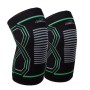 Фіксатор коліна PowerPlay PP-4099 Knee Support Чорно/Зелені S/M (PP_4099_S/M_Bl/Green)