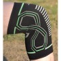 Фіксатор коліна PowerPlay PP-4099 Knee Support Чорно/Зелені S/M (PP_4099_S/M_Bl/Green)