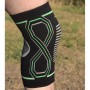 Фіксатор коліна PowerPlay PP-4099 Knee Support Чорно/Зелені S/M (PP_4099_S/M_Bl/Green)