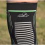 Фіксатор коліна PowerPlay PP-4099 Knee Support Чорно/Зелені S/M (PP_4099_S/M_Bl/Green)