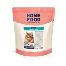 Сухий корм для кішок Home Food For sterilised з кроликом та журавлиною 400 г (4820290090033)