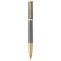 Ручка пір'яна Parker INGENUITY Grey Lacquer GT  FP F (60 411)