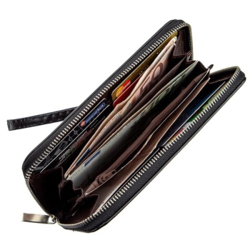 Гаманець Kivi З екошкіри Чорний (19040)