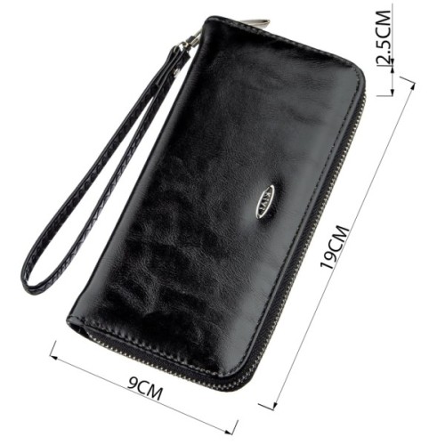 Гаманець Kivi З екошкіри Чорний (19040)