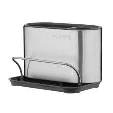 Органайзер для столових приборів Ardesto Minimalism 18x12.3x13см, сталь, сірий темний (ARHK4505GS)