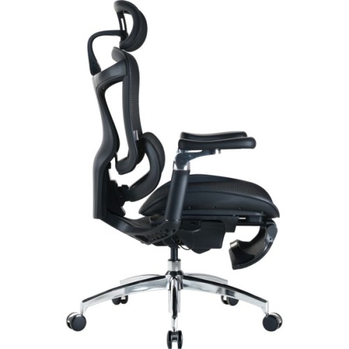 Офісне крісло Sihoo Крісло офісне з підставкою для ніг Sihoo DORO C300 Pro Mesh Black with (DORO-C300-PRO-M101-JT)