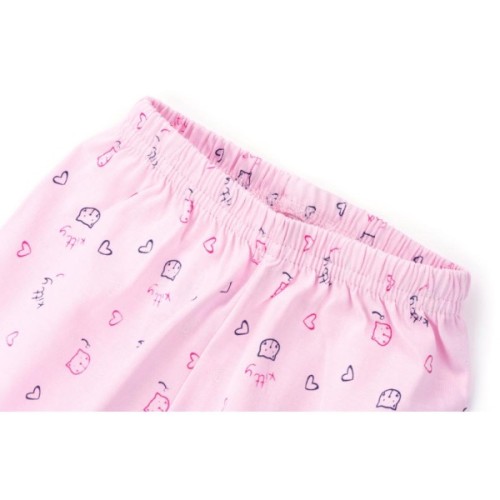 Піжама дитяча Aziz з дівчинкою і котиками (9136-05G-pink)
