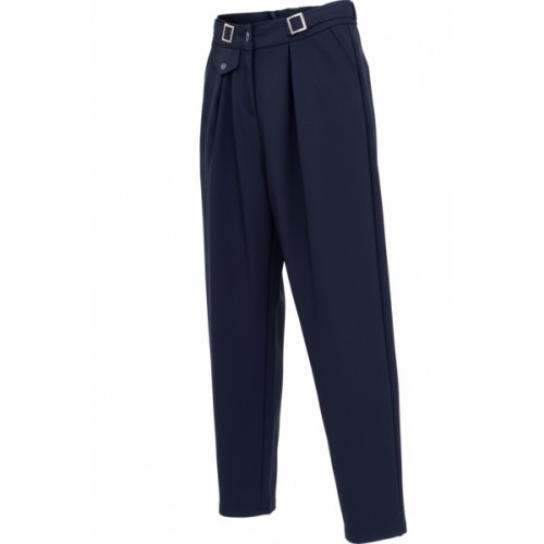 Штани дитячі A-Yugi із защипами (9233-134G-blue)