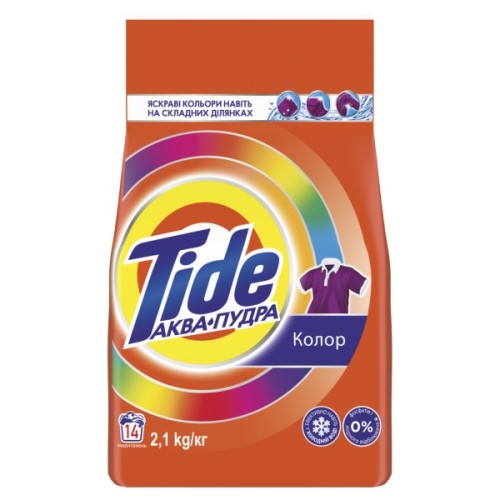 Пральний порошок Tide Аква-Пудра Color 2.1 кг (8006540534274)