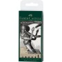 Лайнер Faber-Castell набір ручок капілярних PITT ARTIST PEN колір чорний 6 шт. (XXS, XS, S, F, M, 1,5) (32101)