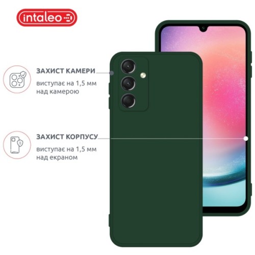 Чохол до мобільного телефона Intaleo SoftShell Samsung Galaxy A24 Dark Green (1283126585739)