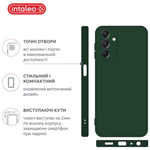 Чохол до мобільного телефона Intaleo SoftShell Samsung Galaxy A24 Dark Green (1283126585739)