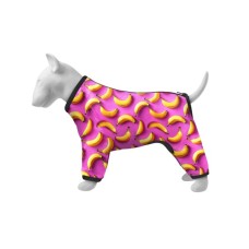 Вітровка для тварин WAUDOG Clothes Банани на рожевому L 50 (395-4055)