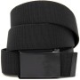 Ремінь Vintage Текстильний з чорною пряжкою Чорний (20530)