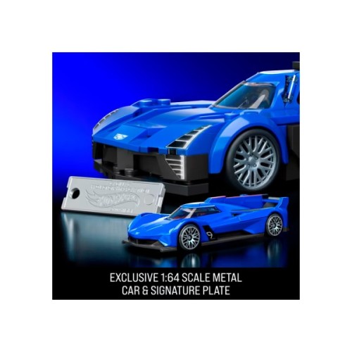 Машина Hot Wheels Brick Shop Speed Cadillac Project GTP Hypercar 236 деталей (JFR89)