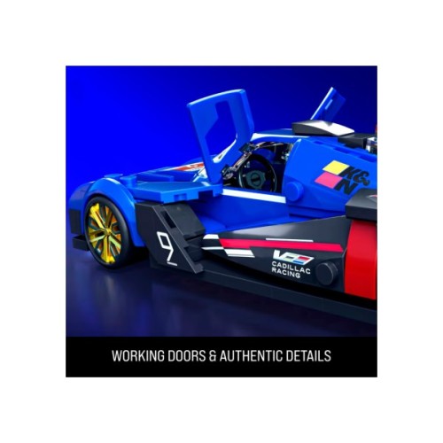 Машина Hot Wheels Brick Shop Speed Cadillac Project GTP Hypercar 236 деталей (JFR89)