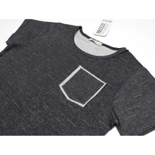 Футболка дитяча Breeze з кишенькою (17168-140B-gray)