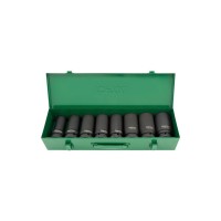 Набір торцевих головок Toptul торцевих ударних довгих 1" 24-41мм 8шт. (GDAD0804)