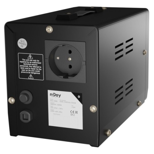 Стабілізатор напруги nJoy Alvis 1000 (AVRL-10001AL-CS01B) AVR, 1 розетка (Alvis 1000)