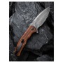 Ніж Civivi Mini Praxis, Wood, Damascus (C18026C-DS1)