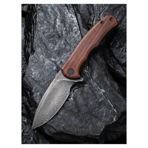 Ніж Civivi Mini Praxis, Wood, Damascus (C18026C-DS1)