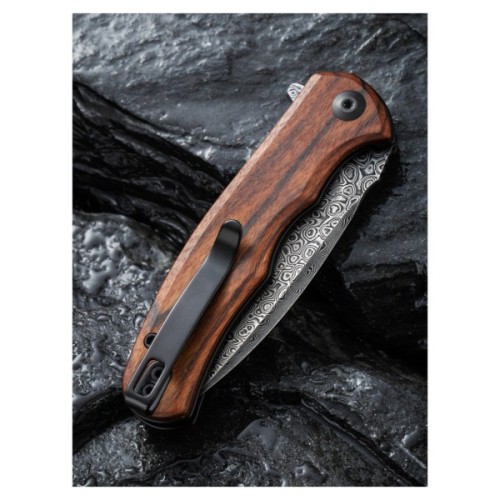 Ніж Civivi Mini Praxis, Wood, Damascus (C18026C-DS1)