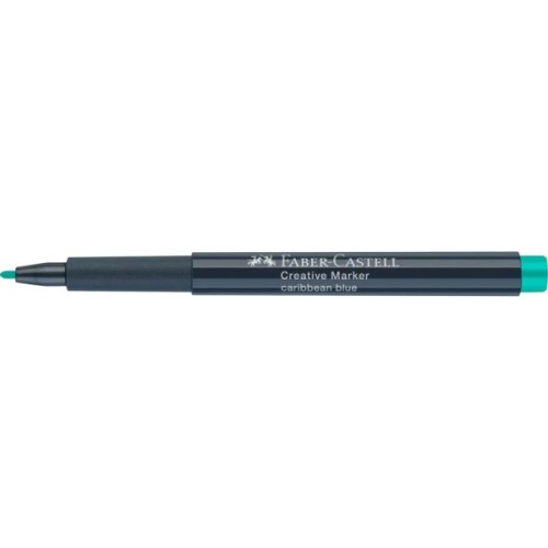 Маркер Faber-Castell для декору Creative Marker Caribbean Blue, M (1,5 мм), колір бірюзовий (32686)