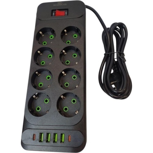 Мережевий фільтр живлення XoKo XK-SP-8-4-2-BK