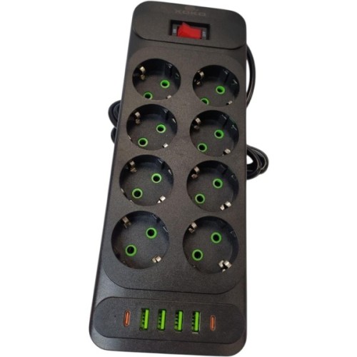 Мережевий фільтр живлення XoKo XK-SP-8-4-2-BK