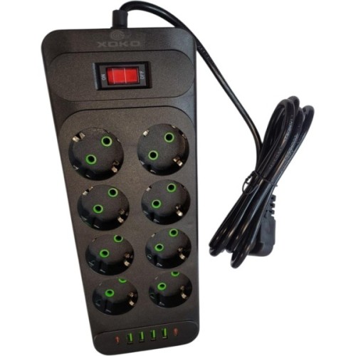 Мережевий фільтр живлення XoKo XK-SP-8-4-2-BK