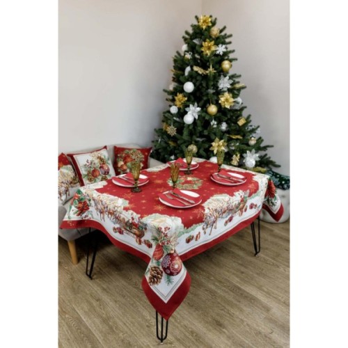 Скатертина Прованс гобеленова PRESENT 135х260 см (4823093450615)