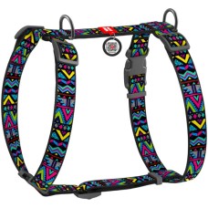 Шлея для собак WAUDOG Nylon анатомічна H-подібна "Інді" М (5502)