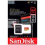 Карта пам'яті SanDisk 64GB microSD class 10 UHS-I Extreme For Action Cams and Dro (SDSQXAH-064G-GN6AA)