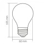 Лампочка Videx Filament 4W E27 3000K Porcelain dimmable (VL-DA60MO)