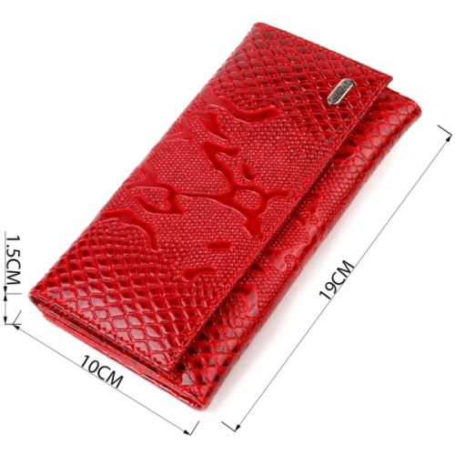 Портмоне Canpellini З натуральної шкіри Червоне (21850)