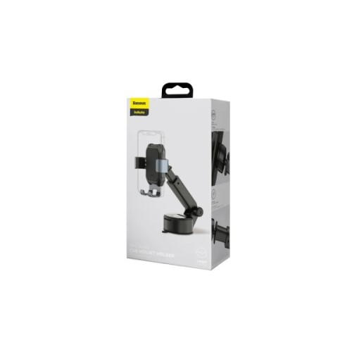 Універсальний автотримач Baseus Tank gravity car mount holder with suction base Tarnish Black (SUYL-TK01)