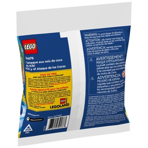 Конструктор LEGO Sonic Кокосова атака Кікі (30676)