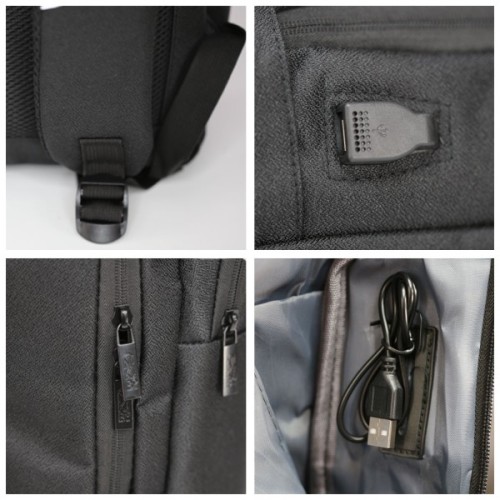 Рюкзак туристичний NikiBo Sleek 15л чорний (30010805-01)