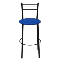 Барний стілець Примтекс плюс барный 1022 Hoker black S-5132 Blue (1022 HOKER black S-5132)