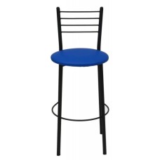Барний стілець Примтекс плюс барный 1022 Hoker black S-5132 Blue (1022 HOKER black S-5132)