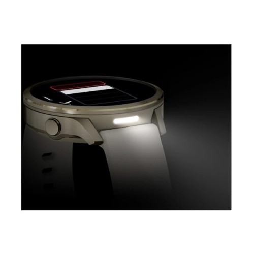 Смарт-годинник Garmin Venu 4 (41mm), Beige w/ Lunar Gold + Leather, GPS смарт-годинник (010-03013-03)