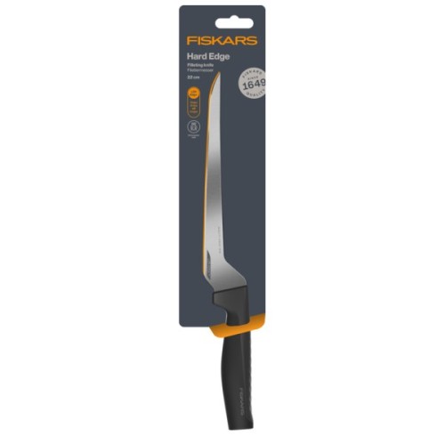 Кухонний ніж Fiskars Hard Edge філейний 22 см (1054946)