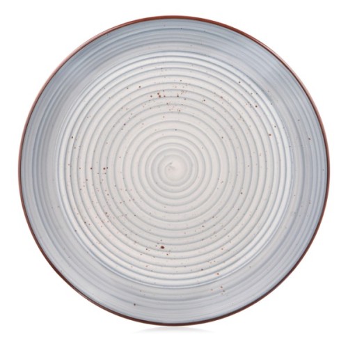 Тарілка Ardesto Salerno, 19.5см, кераміка, сірий/світло-сірий (AR1219SG)