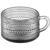 Чашка Ardesto Verbena, 10.5см, скло, сірий (AR5030)
