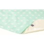 Пелюшки для малюків Еко Пупс Eco Cotton непромокаюча двостороння 50х70 см ментол,зірочки (EPG10N-5070zk)