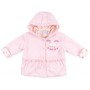 Набір дитячого одягу Luvena Fortuna велюровий рожевий з кроликом (EP6149.NB)